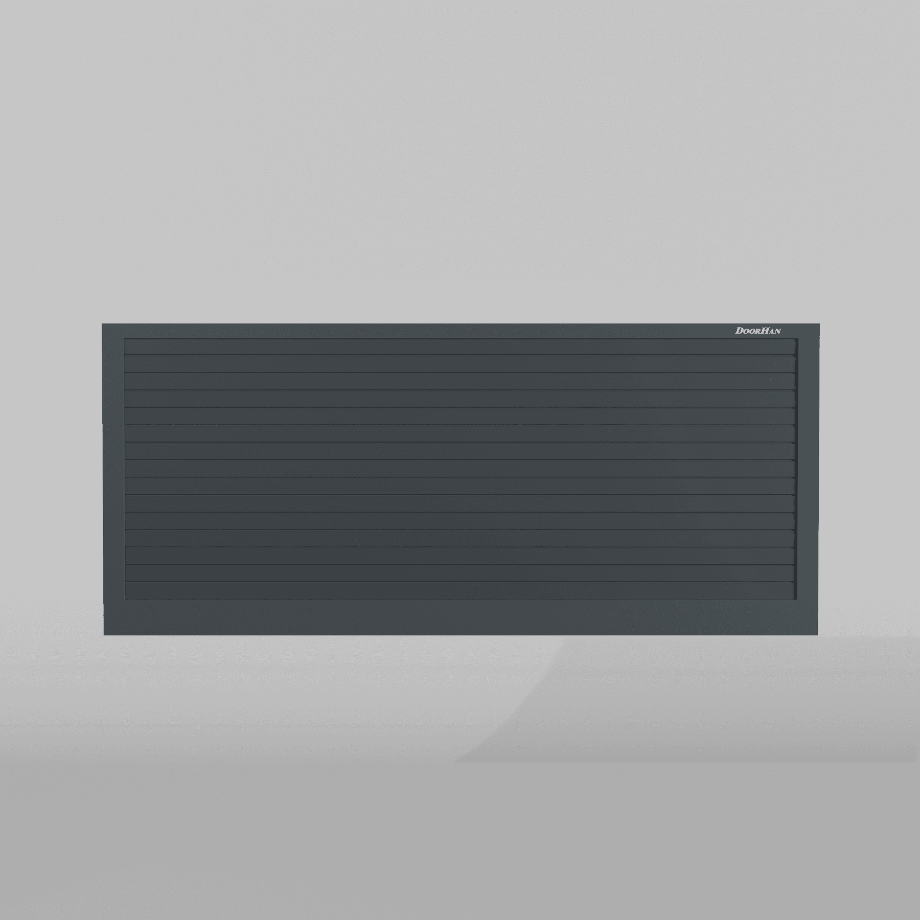 Откатные ворота DoorHan 3900х1600 цвета RAL 7016 (антрацит) с дизайном «доска» с автоматикой — фото 3