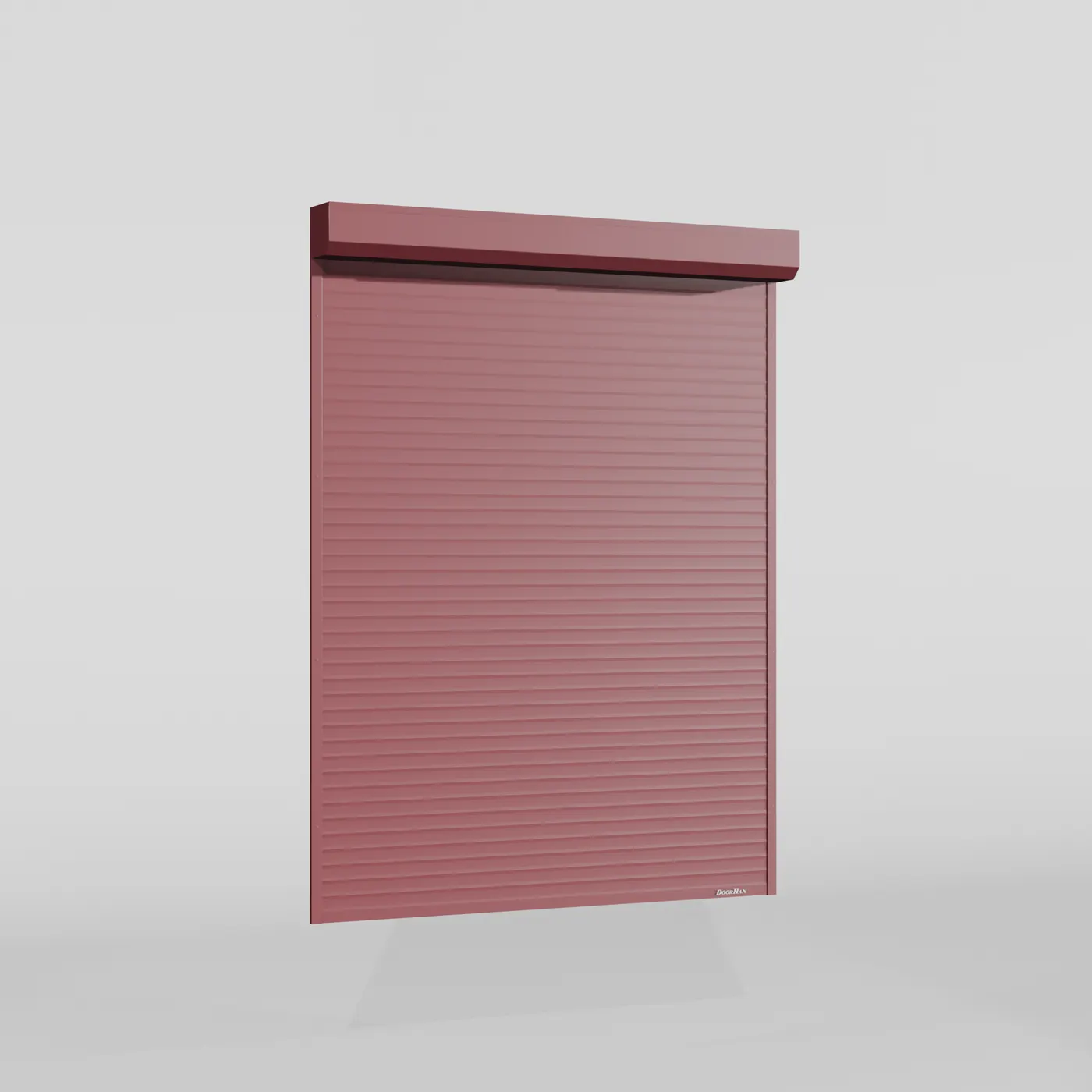 Рольставни DoorHan 2900х1200 цвета RAL 3005 (бордовый) взломостойкие с автоматикой